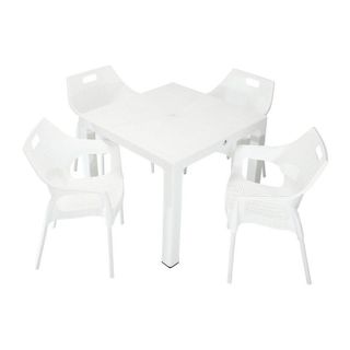 Mandella Elit 90x90 cm Beyaz Masa