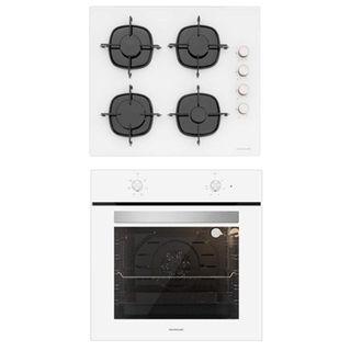 Silverline CS5335W01-BO6501W01 Beyaz 2'li Ankastre Set
