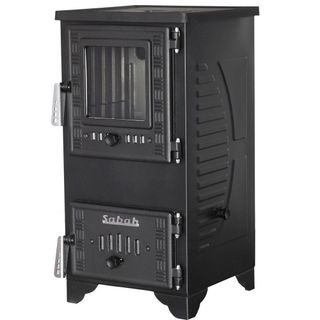 Sabah S102d Mini Dik Döküm Şömine Soba
