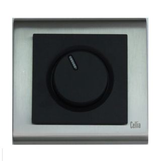 Makel Cellia Dimmer Siyah Saten Çerçeve Kapak