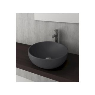 Bocchi Venezia 45 cm Çanak Mat Antrasit Lavabo