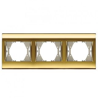 PANASONIC Viko Thea Blu Gold + Dore Üçlü Çerçeve
