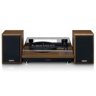 Lenco Ls-100Wd Harici Hoparlörlü Bluetoothlu Ahşap Pikap
