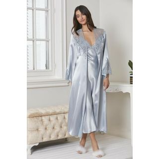 Pierre Cardin 6425 Mist 6'lı Kaplı Gecelik Sabahlık Set