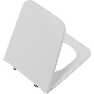 VitrA 119-003R009 Beyaz Equal Yavaş Kapanır Metal Menteşeli Kolay Sökülebilir Klozet Kapağı