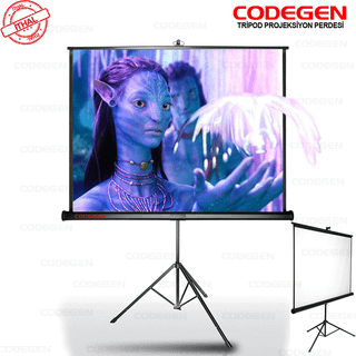 Codegen TX-18 180x180 cm Ayaklı Projeksiyon Perdesi