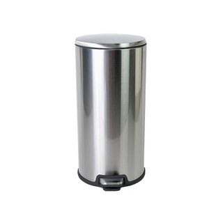 Primanova 20 lt Beyaz Cigo Primanova Pedallı Metal Çöp Kovası