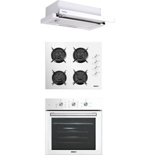 Kumtel KO-40TAHDF - B66 - SF2 MT - DS6-905W Beyaz 3'lü Ankastre Set