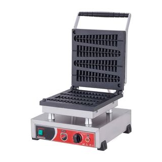 Işıkgaz Silverinox 4'lü Endüstriyel Elektrikli Çubuk Waffle Makinesi