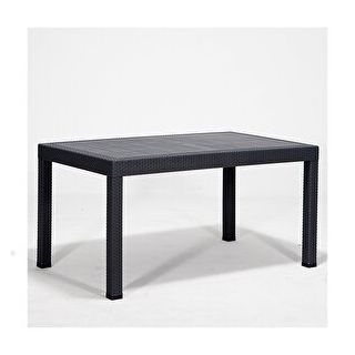 Sandalie Rattan Beyaz 90x150 cm Bahçe Masa