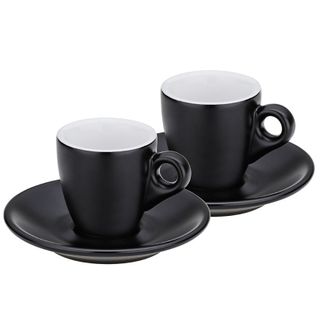 Kela 12750 2'li Set Siyah 50 ml Mattia Espresso Fincan
