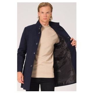 Dewberry PLT8386 Lacivert Erkek Palto