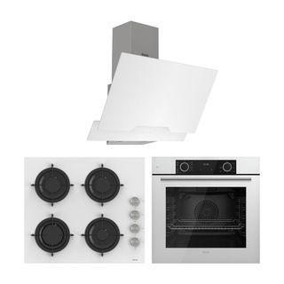 Ferre Fryart CS D064 - CS206 - XE63CB Beyaz 3'lü Ankastre Set