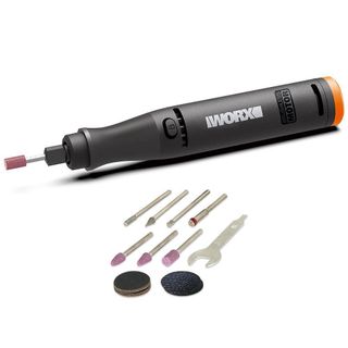 Worx WX739.9 MAKERX 20 Volt Şarjlı Gravür Makinesi + 19 Parça Aksesuar