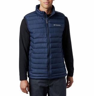 Columbia Powder Lite Vest Erkek Yelek Lacivert Wo0847-465