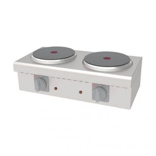 Atalay AEO-02 Elektrikli 2 Pleytli 380 V Set Üstü Mini Ocaklar