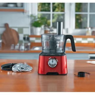 Karaca Mastermaid Power Essential Red 2000 W Mutfak Robotu