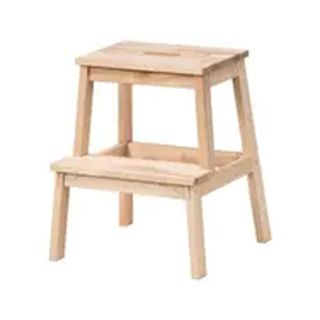 IKEA Bekvam basamaklı tabure, kayın , 43x50cm