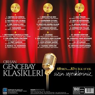 Kervan Plakçılık Orhan Gencebay Klasikleri Vol. 1 3 Plak