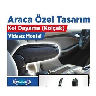 Omsa Renault Clio 4 Siyah Kol Dayama - Kolçak 2012-2019 Arası