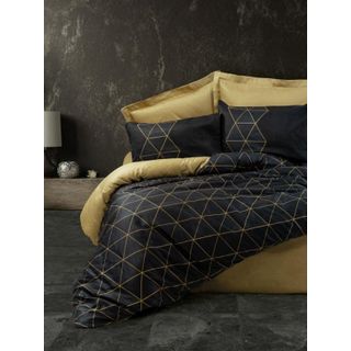 Cotton Box Dark Veta Gold Çift Kişilik Nevresim Takımı