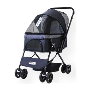 Zampa BL08-B 52x76.5x95 cm Siyah Nova Kedi ve Köpek Gezdirme Arabası