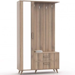 Abre Mobilya Abre VM-342 Ceviz Portmanto