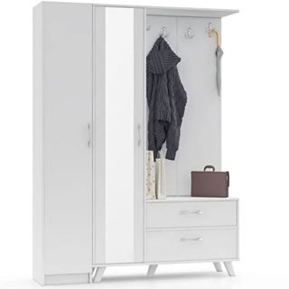 Abre Mobilya Abre VM-34342 Beyaz Portmanto