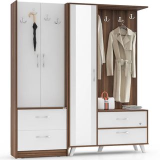 Abre Mobilya Abre VM-342348 Ceviz Portmanto