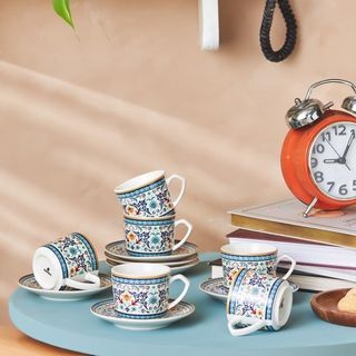 Karaca Beylerbeyi 6 Kişilik Kahve Fincan Takımı