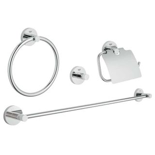 Grohe 40776001 Essentials Dörtlü Banyo Aksesuar Seti