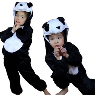 Samur 4-5 Yaş 100 cm Çocuk Panda Kostümü