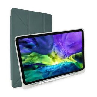 iPad 2022 10.9 10.Nesil Kalemlikli Mars - Koyu Yeşil Tablet Kılıfı