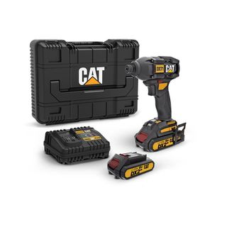 Cat DX71 18 W 2.0 Ah Li-ion Çift Akülü 215NM Kömürsüz Profesyonel Şarjlı Darbeli Matkap