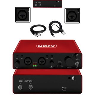 Midex GLX-700RD Üst Segment USB Stüdyo Ses Kartı