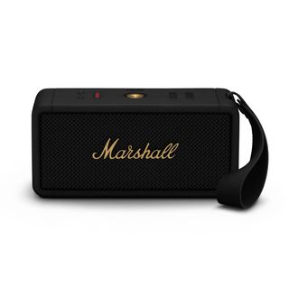 Marshall Middleton Black and Brass Bluetooth Hoparlör