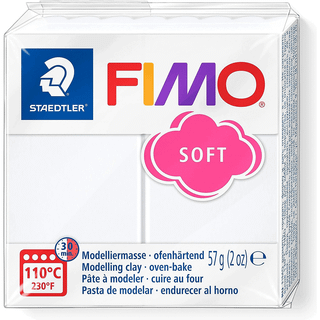 Fimo 80200 Soft Beyaz 57 gr Modelleme Kili