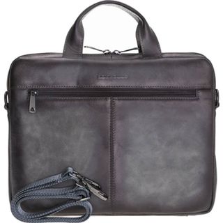 Bouletta -TN18EF Gri Apollo Deri Notebook Evrak Çantası