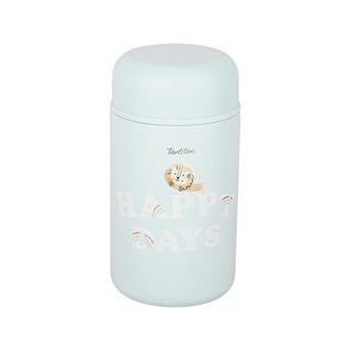 Tantitoni GINGER FY-LA009-M Mavi Desenli Paslanmaz Çelik Çocuk 400 ml Yemek Termosu