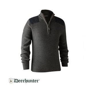 Deerhunter Rogaland Yarım Fermuarlı Yeşil Kazak 2XL