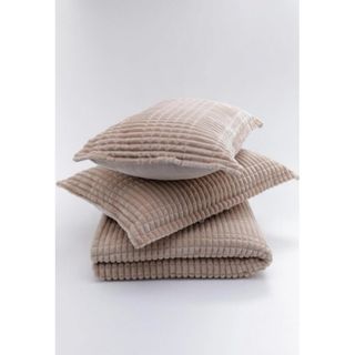 Merinos Modern Line Bej 220x240 cm 3 Parça Battaniye Seti