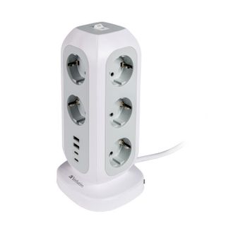 Verbatim EUPT-01 EU 11XAC/2XUSB/2XType-C Çok Fişli Güç Kulesi