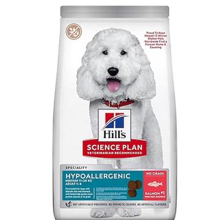 Hill's Science Plan Hypo-Allergenic Somonlu 12 kg Orta Irk Yetişkin Kuru Köpek Maması
