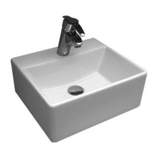 Serel 2041TXS110H Tezgah Üstü 35x40 cm Dikdörtgen Lavabo