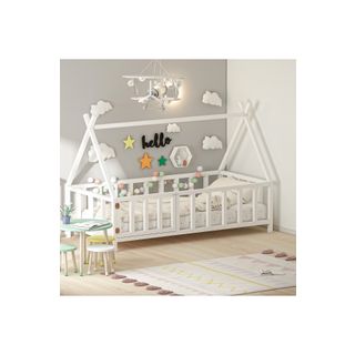 GİVAYO WOOD'S Joy Montessori Yatak Beyaz Kapılı 90*190