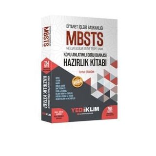 Yediiklim Yayınları 2024 Diyanet İşleri Başkanlığı MBSTS Konu Anlatımlı Soru Bankası Hazırlık Kitabı