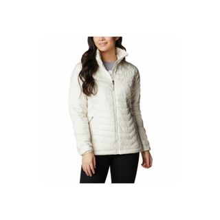 Columbia WK1498-190 Powder Lite Beyaz Kadın Mont