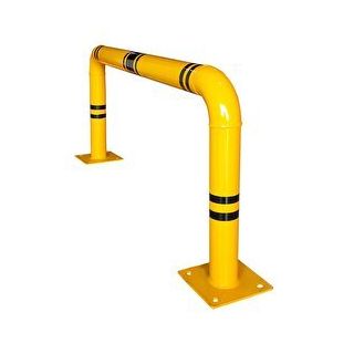 İleri Trafik 104x46 cm Otopark Kolon Koruyucu Metal Bariyer