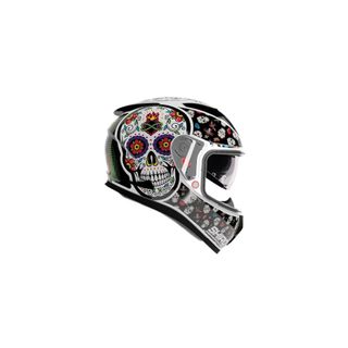 Shiro SH-605 SV Skull Candy Full Face Iridium Vizör Motosiklet Kaskı