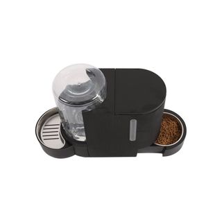 M-Pets Hazneli Siyah 3l 1.3 kg Mama ve Su Kabı